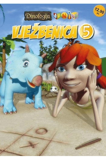 Dinologija junior,vježbenica - naslovnica