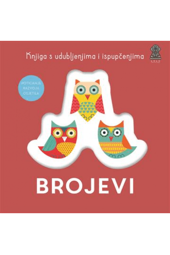 Knjiga S Udubljenjima I Ispupčenjima: Brojevi (Slikovnica) - naslovnica