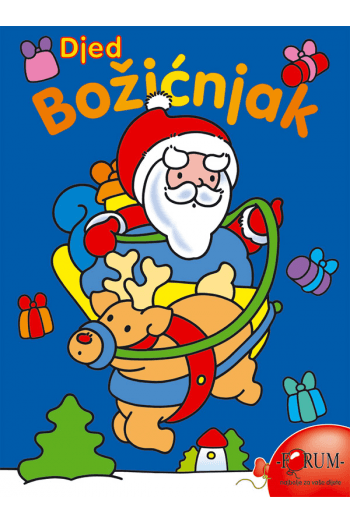 Djed Božićnjak Bojanka - naslovnica