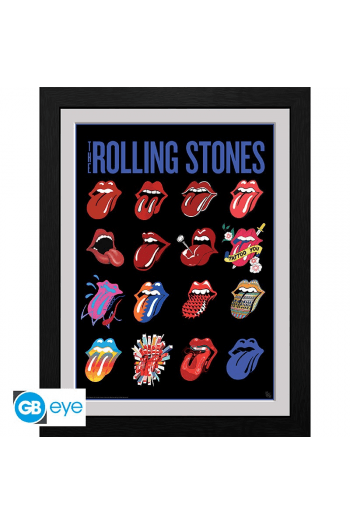 The Rolling Stones - Framed Print Tongues (300) - slika proizvoda