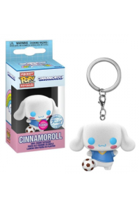 Funko Pop Keychain: Sanrio - Cinnamoroll (Soccer Ball) (Flocked) - slika proizvoda