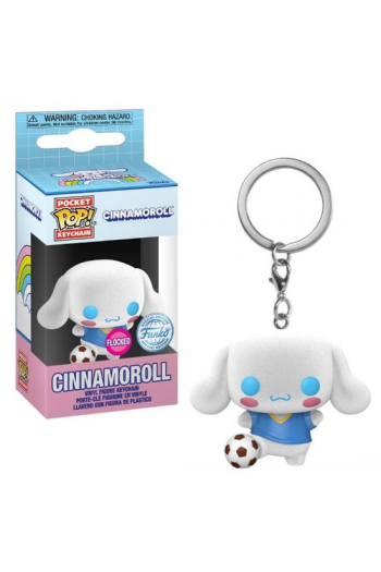 Funko Pop Keychain: Sanrio - Cinnamoroll (Soccer Ball) (Flocked) - slika proizvoda
