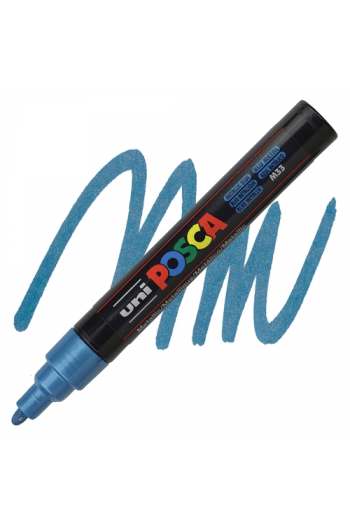 Marker Uni pc-5m Posca metallic plavi - slika proizvoda
