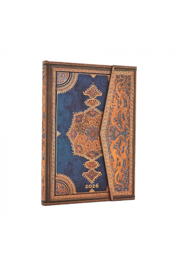Planer tjedni 2026 13x18cm - midi magnet Safavid Indigo Paperblanks - slika proizvoda