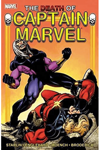 Death Of Captain Marvel (Strip) - naslovnica