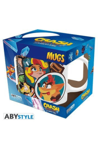 CRASH BANDICOOT - Mug - 320 ml - Sticker Crash - subli - with box - slika proizvoda