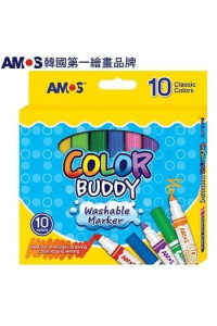 Jumbo flomasteri set 1/10 Amos colour buddy CM10FM, vrh 5,6 mm perivi - slika proizvoda