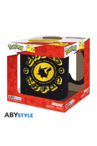 Pokemon - Mug - 460 ml - Pikachu Black Icon - Cardboard Box - slika proizvoda