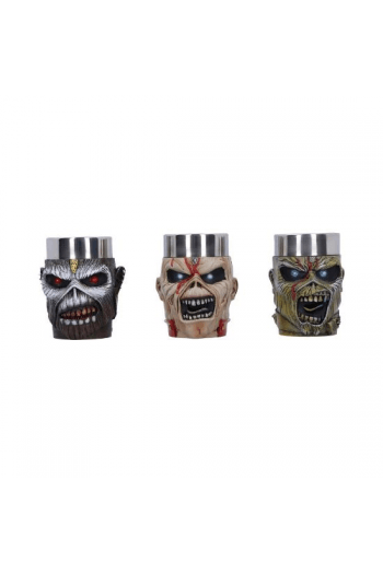 Nemesis Now Iron Maiden Eddie Shot Glass Set 9cm - slika proizvoda