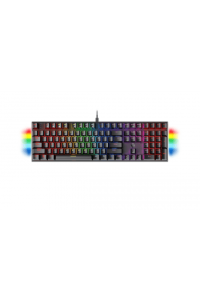 Tipkovnica gaming žična mehanička Fantech MAX FIT 108 Blue Switch MK855RGB Crna - slika proizvoda