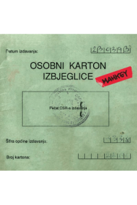 Mahkey - Osobni karton izbjeglice CD - omot
