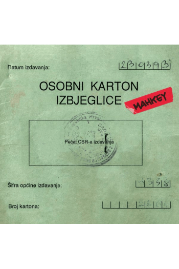 Mahkey - Osobni karton izbjeglice CD - omot