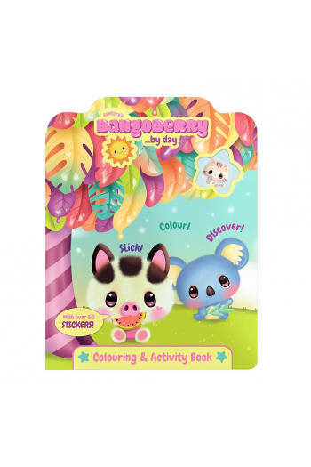 Bojanka za djecu Bangoberry ACTIVITY BOOK BY DAY P6 - naslovnica