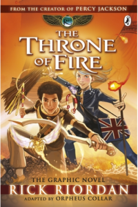 The Throne of Fire: The Graphic Novel (Strip) - naslovnica