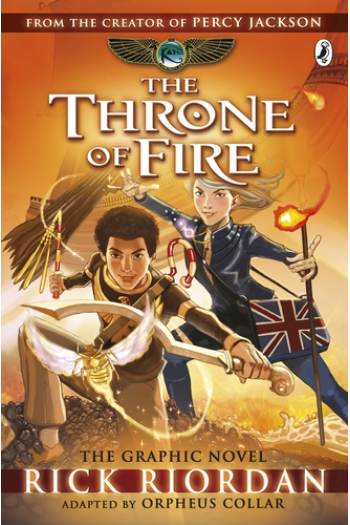 The Throne of Fire: The Graphic Novel (Strip) - naslovnica