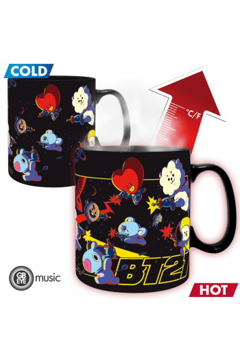 Bt21 - Mug Heat Change - 460 ml - Space - Cardboard Box * - slika proizvoda
