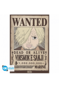 One Piece - Poster Maxi 91.5X61 - Wanted Sanji Wano - slika proizvoda