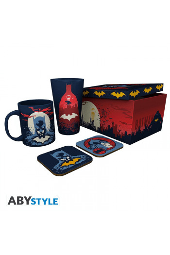 DC Comics - Pck Glass Xxl + Mug + 2 Coasters Glow - slika proizvoda