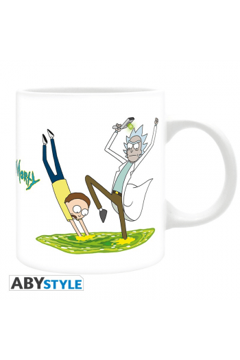 Rick And Morty - Mug - 320 Ml - "Portal 2"- Subli - With Box - slika proizvoda