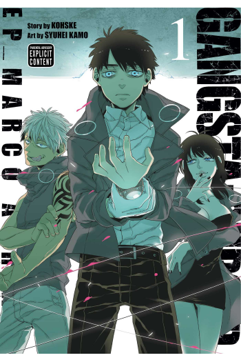 Gangsta: Cursed., Vol. 1 (Manga) - naslovnica