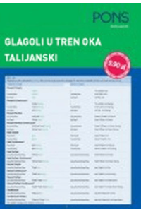 PONS glagoli u tren oka talijanski - naslovnica