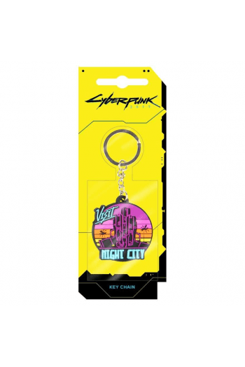 Jinx Cyberpunk 2077 Visit Night City Pvc Keychain Multicolor - slika proizvoda