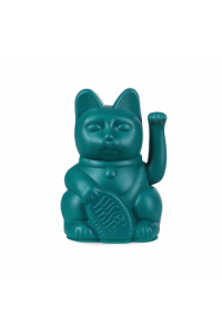 Lucky Cat Mini - Green - waving cat