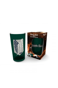 Attack On Titan - Large Glass - 400ml - Scout Symbol - Box - slika proizvoda