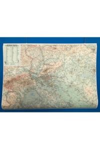 Auto karta Središnja Hrv. Zagre. Žup. Maxi - zidna