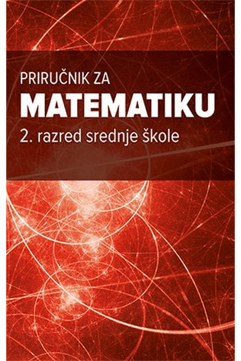 Priručnik za matematiku – 2. razred srednje škole - naslovnica