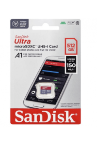Sandisk memorijska kartica MicroSDXC UHS-I 150MB  s  512GB - slika proizvoda