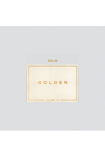 Jung Kook - Golden [Solid Ver.] CD - omot