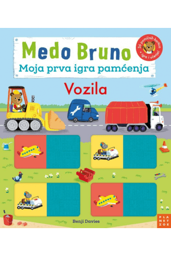 Medo Bruno: Moja prva igra pamćenja – Vozila knjiga