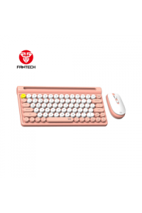 Set bežični miš i tipkovnica Fantech Mochi 80 WK897 breskva-bijela - slika proizvoda