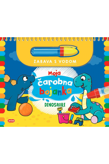 Čarobna bojanka: Dinosauri - naslovnica