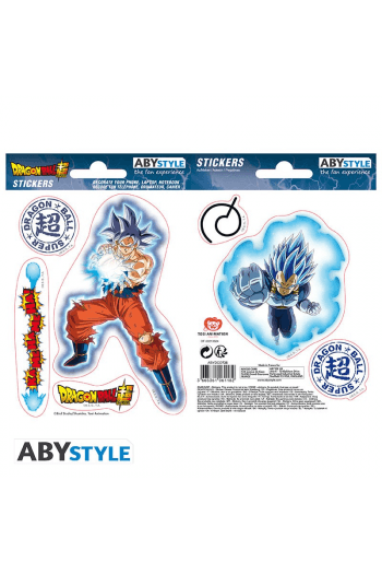 Dragon Ball Super - Stickers - 16X11Cm/ 2 Sheets - Goku & Vegeta - slika proizvoda