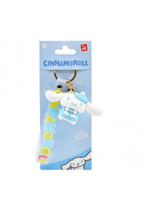 Yume Cinnamoroll Four Seasons Series Keychain With Hand Strap - Cotton Clothes