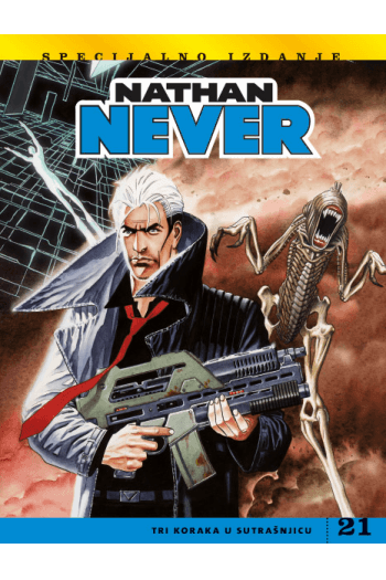 Nathan Never Specijalno izdanje, 21. knjiga - Tri koraka u sutrašnjicu (Strip) - naslovnica