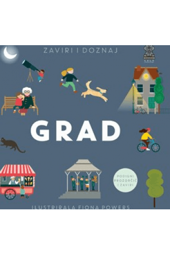 Zaviri I Doznaj: Grad (Slikovnica) - naslovnica