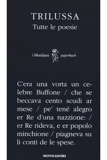 Tutte le poesie - naslovnica