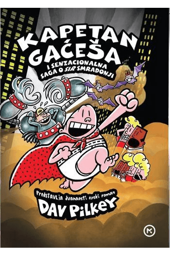 Kapetan Gaćeša i senzacionalna saga o sir Smradonji (Strip) - naslovnica
