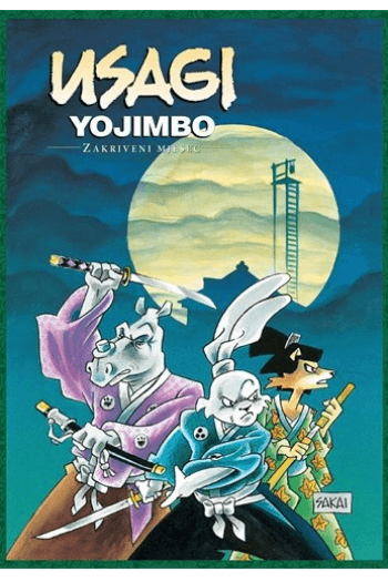 Usagi Yojimbo: Zec Samuraj - knjiga 16. Zakriveni mjesec (Strip) - naslovnica