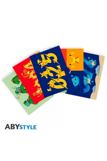 Pokemon - Postcards - Gen 1 Starters (14,8X10,5) - slika proizvoda