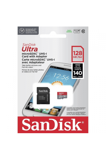 SanDisk memorijska kartica MicroSDXC UHS-I 140MB/S 128GB - slika proizvoda