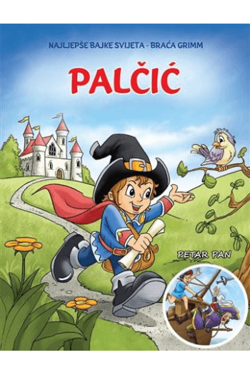 Slikovnica - Dupla - Petar Pan + Palčić - naslovnica