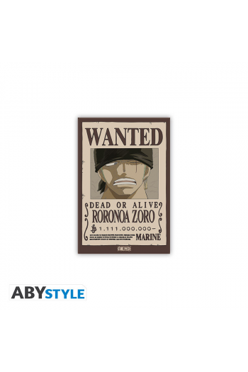 One Piece - Standard Magnet - Wanted Zoro - slika proizvoda