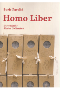 Homo Liber iz ostavštine Slavka Goldsteina - naslovnica
