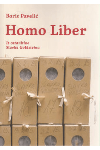 Homo Liber iz ostavštine Slavka Goldsteina - naslovnica