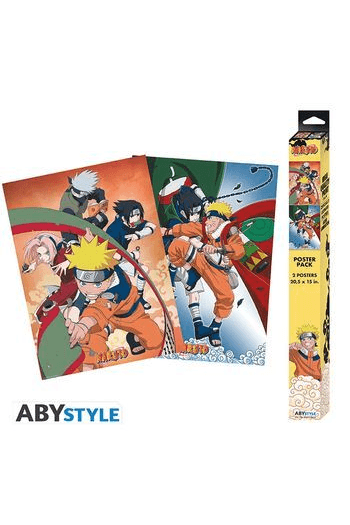 Naruto Set 2 Chibi Posters Team 7 (52x38cm) - slika proizvoda