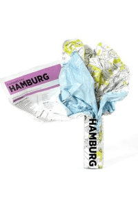 Hamburg Crumpled City Map - naslovnica
